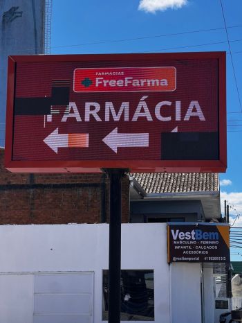Painel de led. Eletrnicos e celulares