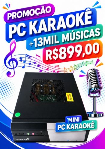 Vendo karaok� atualizada com 13.300 m�sicas . Eletr�nicos e celulares