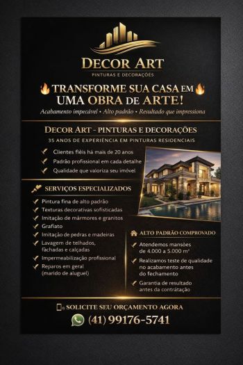 Decor art pinturas e decora��es . Guia de empresas e servi�os