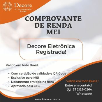 Decore eletrnica registrada. Guia de empresas e servios