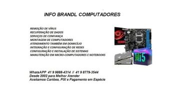 Info brandl computadores - atendimento a domiclio. Guia de empresas e servios