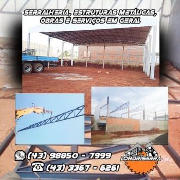 Serralheria londriserra - estruturas metálicas, obras e serviços em geral. Guia de empresas e serviços