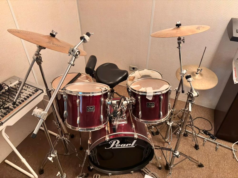 Bateria pearl export,  completa  Bateria pearl export,  completa